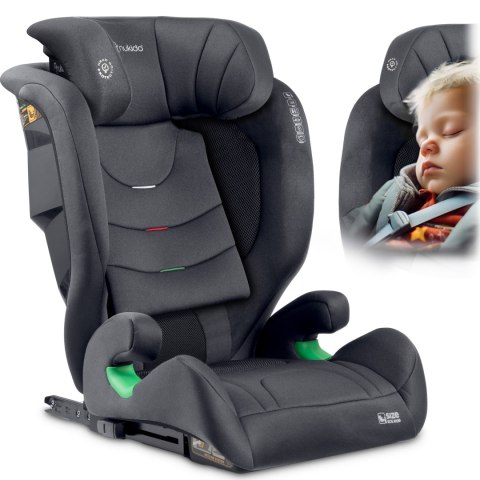 Fotelik samochodowy Nukido Louis ISOFIX i-Size (15-36 kg) - szary