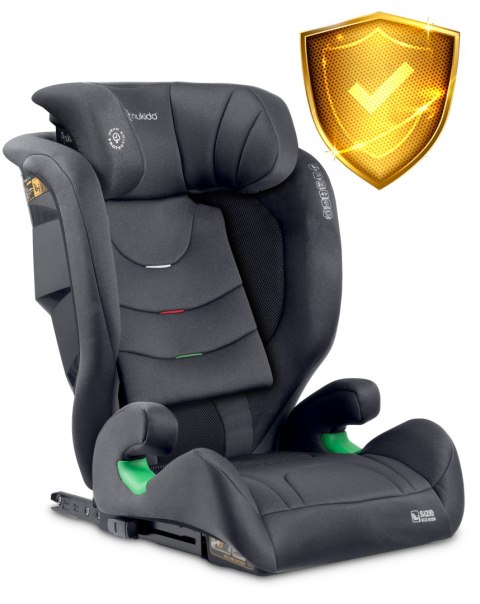 Fotelik samochodowy Nukido Louis ISOFIX i-Size (15-36 kg) - szary