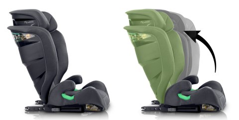 Fotelik samochodowy Nukido Louis ISOFIX i-Size (15-36 kg) - szary