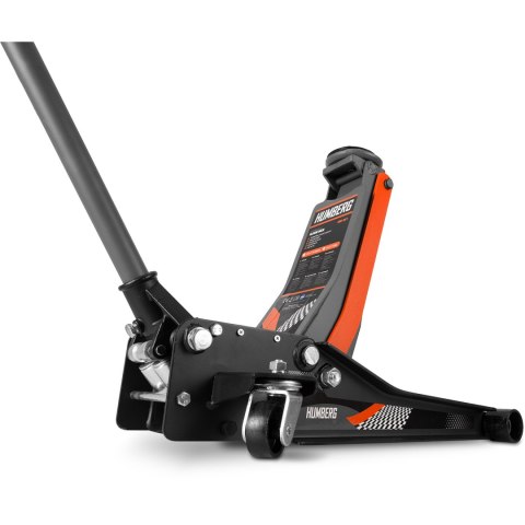 Podnośnik Samochodowy 3T Niskoprofilowy Żaba 75-505mm Dwutłokowy