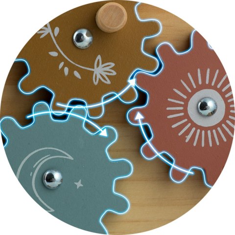 Drewniana Tablica Sensoryczna Nukido NK-859 - Montessori Edukacyjna Drewniana Tablica Sensoryczna Nukido NK-859 - Montessori Edukacyjna
