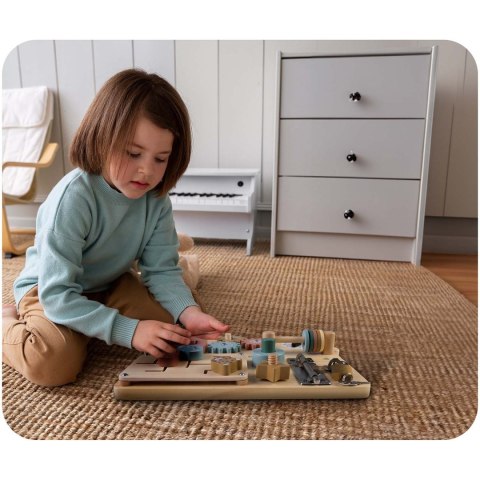 Drewniana Tablica Sensoryczna Nukido NK-859 - Montessori Edukacyjna Drewniana Tablica Sensoryczna Nukido NK-859 - Montessori Edukacyjna