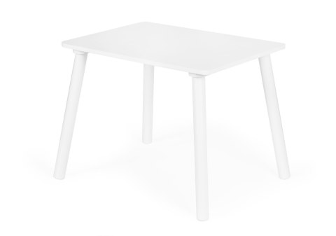 Komplet Dziecięcy Stolik i Krzesła - Biały Skandynawski Design ECOTOYS Komplet Dziecięcy Stolik i Krzesła - Biały Skandynawski Design ECOTOYS