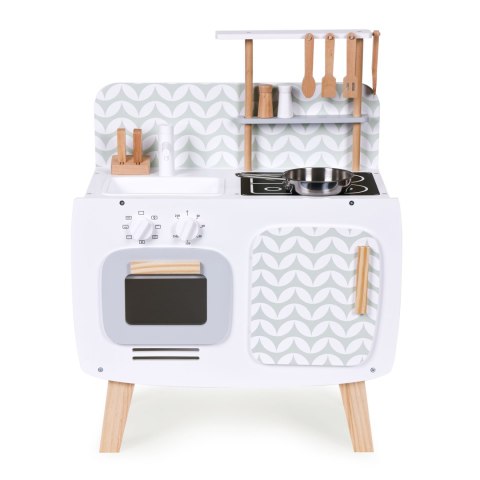 Drewniana Kuchnia dla Dzieci Retro Palniki, Zlew i Akcesoria Kuchenne ECOTOYS Drewniana Kuchnia dla Dzieci Retro Palniki, Zlew i Akcesoria Kuchenne ECOTOYS