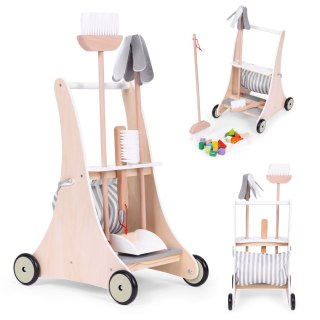 Drewniany Zestaw Sprzątający ECOTOYS - Idealny Dla Małych Pomocników