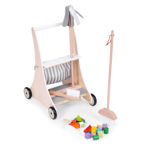 Drewniany Zestaw Sprzątający ECOTOYS - Idealny Dla Małych Pomocników