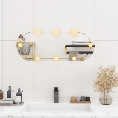 Nowoczesne Lustro LED Do Makijażu 30x70 Cm Z Różnymi Barwami Światła Nowoczesne Lustro LED Do Makijażu 30x70 Cm Z Różnymi Barwami Światła