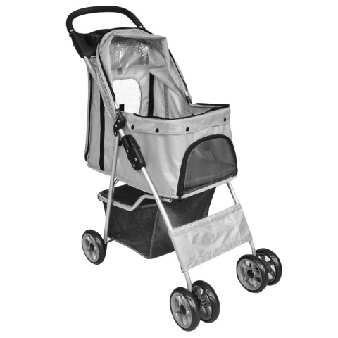 Składany Wózek dla Psa i Kota – Transporter, Szary, 15 kg Składany Wózek dla Psa i Kota – Transporter, Szary, 15 kg
