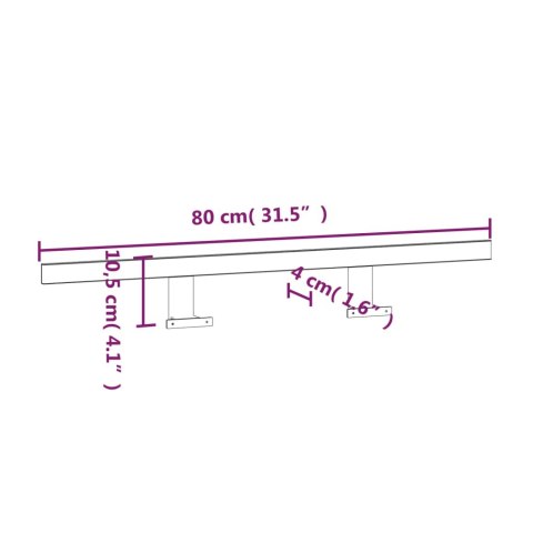 Nowoczesna Lampa LED Nad Lustro – 13 W, ciepła biel, 80 cm, 3000 K Nowoczesna Lampa LED Nad Lustro – 13 W, ciepła biel, 80 cm, 3000 K