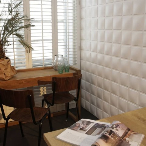 Dekoracyjne Panele Ścienne 3D WallArt - Model Cubes, 12 Sztuk na 3 m2 Dekoracyjne Panele Ścienne 3D WallArt - Model Cubes, 12 Sztuk na 3 m2