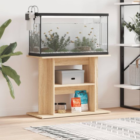 Szafka Pod Akwarium Z półką - Dąb Sonoma 80x35x60 cm