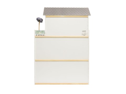 Drewniany Domek Dla Lalek Kik LED 3 Piętra Duży 122 cm Mebelki Akcesoria Drewniany Domek Dla Lalek Kik LED 3 Piętra Duży 122 cm Mebelki Akcesoria