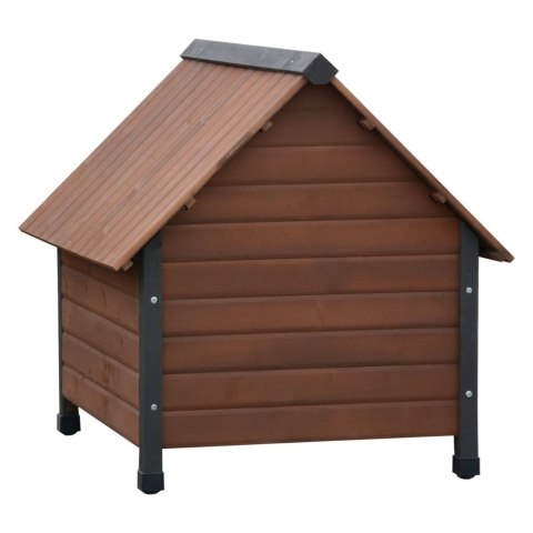 Buda dla Psa z Klapkami Pet Rustique – Brązowa, 76x76x72 cm Buda dla Psa z Klapkami Pet Rustique – Brązowa, 76x76x72 cm