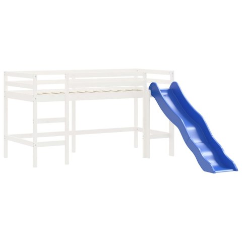 Łóżko na Antresoli dla Dzieci z Litego Drewna Sosnowego Wieża 80x200 cm Łóżko na Antresoli dla Dzieci z Litego Drewna Sosnowego Wieża 80x200 cm