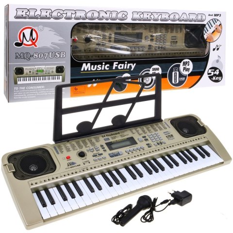 Keyboard MQ807 – Syntezator Organy Dla Dzieci Z USB I Mikrofonem