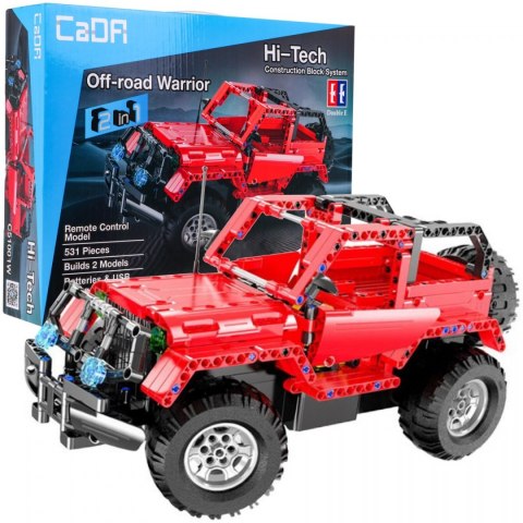 Klocki techniczne CaDA Pick-up 2w1 531 el. Zdalnie sterowany Klocki techniczne CaDA Pick-up 2w1 531 el. Zdalnie sterowany