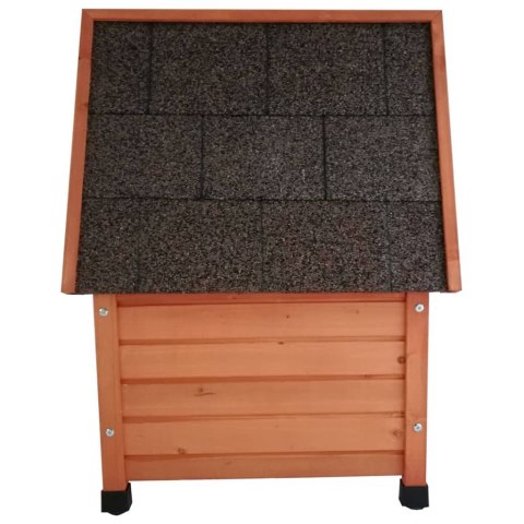 Ogrodowy Domek dla Kota XL – Drewniany, Brązowy, 68,5x54x51,5 cm Ogrodowy Domek dla Kota XL – Drewniany, Brązowy, 68,5x54x51,5 cm
