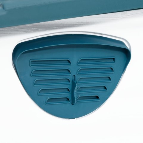 Buda Dla Psa Z Tworzywa PP Niebiesko-Biała 90,5x68x66 cm