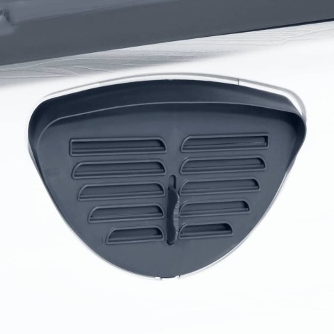 Buda Dla Psa Z Tworzywa PP Biało-Szara 90,5x68x66 cm