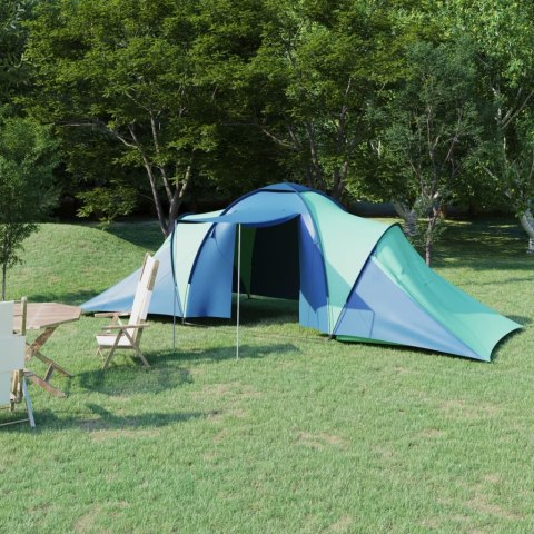 Duży Namiot Kempingowy 6-Osobowy – 2 Przedziały, 576x235x190 cm Zielony Duży Namiot Kempingowy 6-Osobowy – 2 Przedziały, 576x235x190 cm Zielony