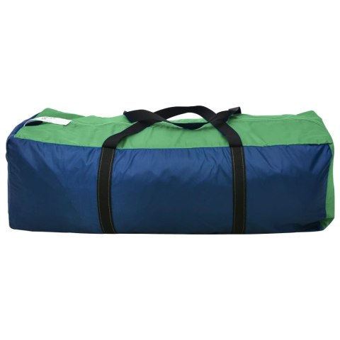 Duży Namiot Kempingowy 6-Osobowy – 2 Przedziały, 576x235x190 cm Zielony Duży Namiot Kempingowy 6-Osobowy – 2 Przedziały, 576x235x190 cm Zielony