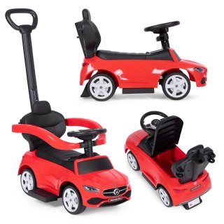 Jeździk Pchacz dla Dzieci Mercedes C Class 3w1 Interaktywny Czerwony
