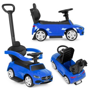 Jeździk Pchacz dla Dzieci Mercedes C Class 3w1 Interaktywny Niebieski