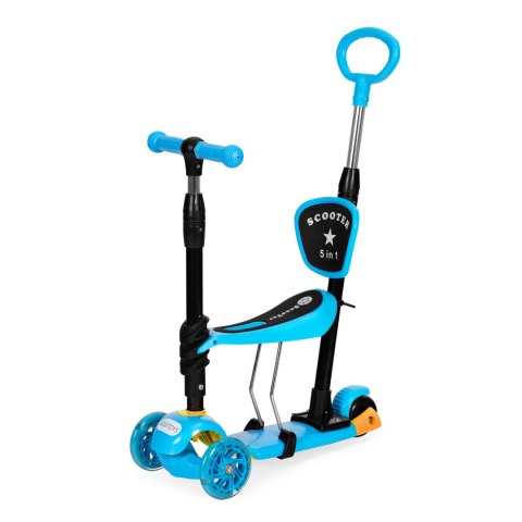 Hulajnoga Trójkołowa Balansowa 3w1 ze Świecącymi Kołami LED ECOTOYS Hulajnoga Trójkołowa Balansowa 3w1 ze Świecącymi Kołami LED ECOTOYS