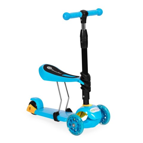 Hulajnoga Trójkołowa Balansowa 3w1 ze Świecącymi Kołami LED ECOTOYS Hulajnoga Trójkołowa Balansowa 3w1 ze Świecącymi Kołami LED ECOTOYS