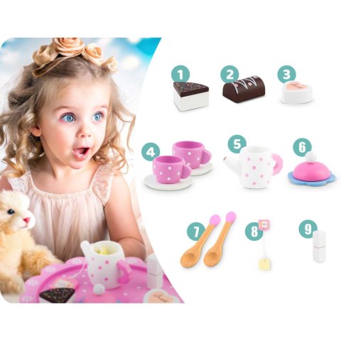 Zabawka Drewniana Zestaw do Herbaty i Kawy - Ricokids RK-869 Zabawka Drewniana Zestaw do Herbaty i Kawy - Ricokids RK-869