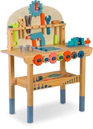 Drewniany Warsztat dla Dzieci RicoKids Stół Narzędzia Montessori