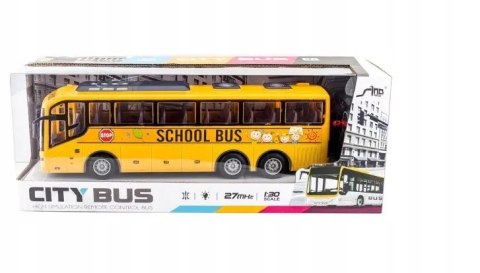 Autobus szkolny zdalnie sterowany – światła, dźwięki, zabawa dla dzieci Autobus szkolny zdalnie sterowany – światła, dźwięki, zabawa dla dzieci