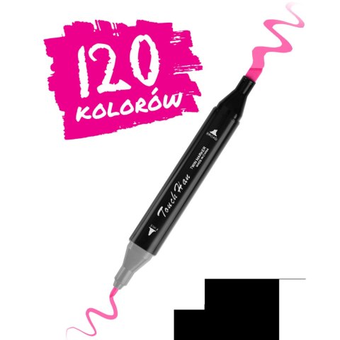 Markery Alkoholowe Nukido NK-913 - 120 Sztuk Dwustronne Flamastery z Torbą Markery Alkoholowe Nukido NK-913 - 120 Sztuk Dwustronne Flamastery z Torbą