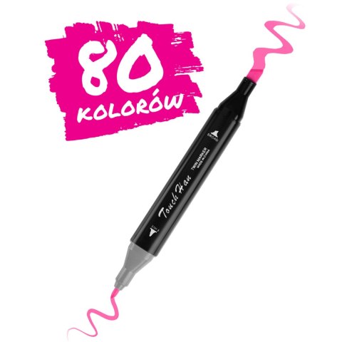 Markery Alkoholowe Nukido NK-912 80 Sztuk Dwustronne Flamastery z Torbą Markery Alkoholowe Nukido NK-912 80 Sztuk Dwustronne Flamastery z Torbą