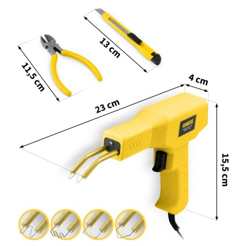Spawarka Do Plastiku Humberg HM-292 50 W – Zestaw Zszywek 800 Sztuk