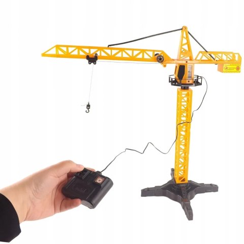 Zdalnie Sterowany Dźwig Żuraw Z Podnośnikiem 55 cm – Obrót 360°, Pilot Zdalnie Sterowany Dźwig Żuraw Z Podnośnikiem 55 cm – Obrót 360°, Pilot