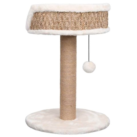 Drapak z Trawy Morskiej i Pluszu – 49 cm, Półka i Zabawka