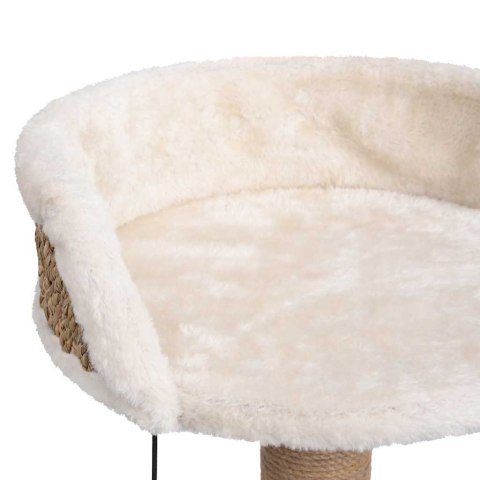 Drapak z Trawy Morskiej i Pluszu – 49 cm, Półka i Zabawka