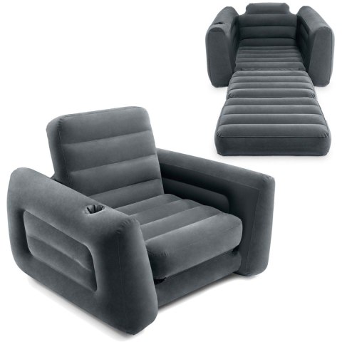 Dmuchany Fotel-Materac 2w1 INTEX 66551 – 224x117x66 cm, Fiber-Tech, Dura-Beam Dmuchany Fotel-Materac 2w1 INTEX 66551 – 224x117x66 cm, Fiber-Tech, Dura-Beam