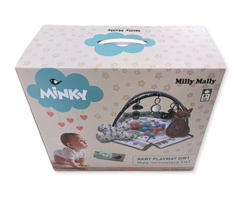 Mata dla Niemowląt 5w1 Milly Mally MINKY – Kojec, Basenik i Kocyk w Jednym Mata dla Niemowląt 5w1 Milly Mally MINKY – Kojec, Basenik i Kocyk w Jednym