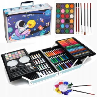 Zestaw Do Malowania I Rysowania Dla Dzieci 145 Elementów – Walizka