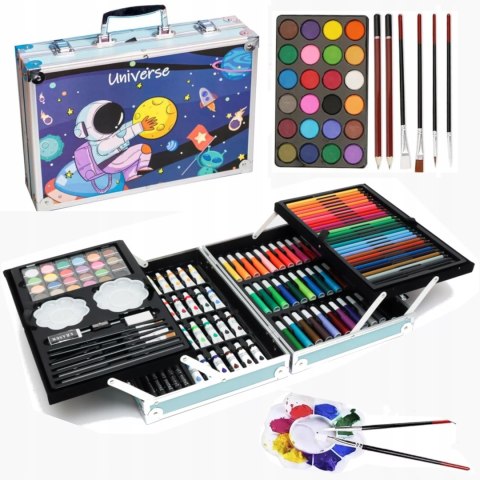 Zestaw Do Malowania I Rysowania Dla Dzieci 145 Elementów – Walizka