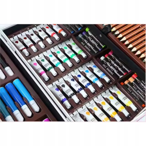 Zestaw Do Malowania I Rysowania Dla Dzieci 145 Elementów – Walizka