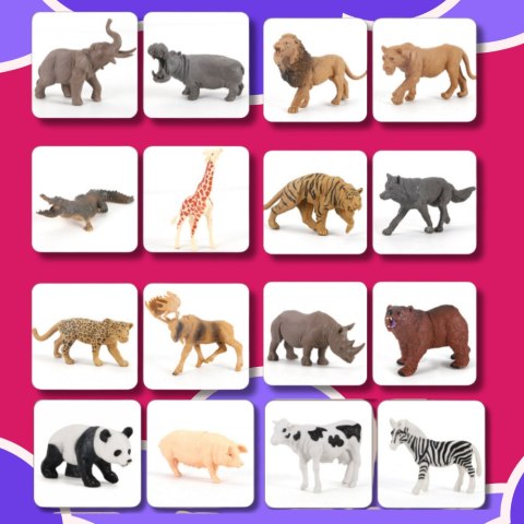 Figurki Zwierzątek ZOO Safari – Zestaw 58 Elementów w Skrzyneczce Figurki Zwierzątek ZOO Safari – Zestaw 58 Elementów w Skrzyneczce