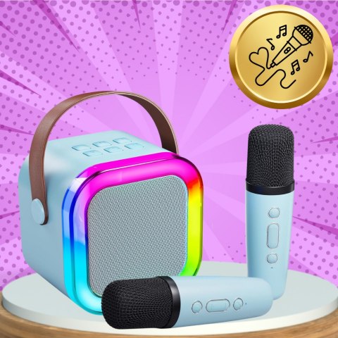 Głośnik Bluetooth z mikrofonami i podświetleniem RGB Głośnik Bluetooth z mikrofonami i podświetleniem RGB