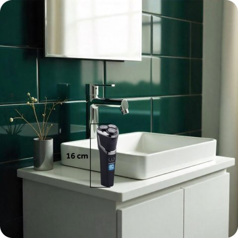 Golarka Barber Master Berdsen BD-268 – 3 Ostrza, LCD, 2000 mAh, USB-C