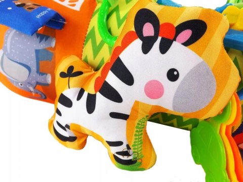 Pluszowy Walec Stabilizacyjny Z Grzechotkami Różowy – Nauka Raczkowania