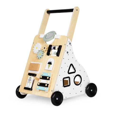 Drewniany Chodzik Pchacz - Wózek Edukacyjny ECOTOYS Drewniany Chodzik Pchacz - Wózek Edukacyjny ECOTOYS