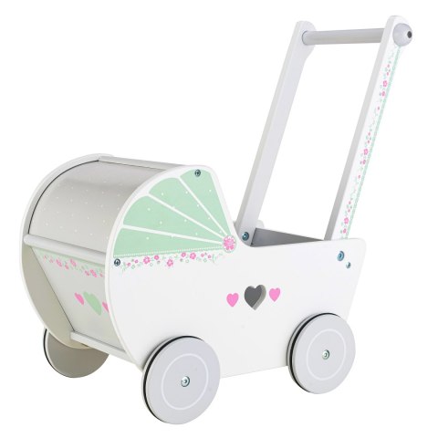 Drewniany Wózek dla Lalek - Pchacz i Chodzik ECOTOYS Drewniany Wózek dla Lalek - Pchacz i Chodzik ECOTOYS