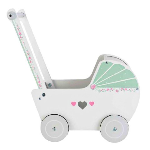 Drewniany Wózek dla Lalek - Pchacz i Chodzik ECOTOYS Drewniany Wózek dla Lalek - Pchacz i Chodzik ECOTOYS